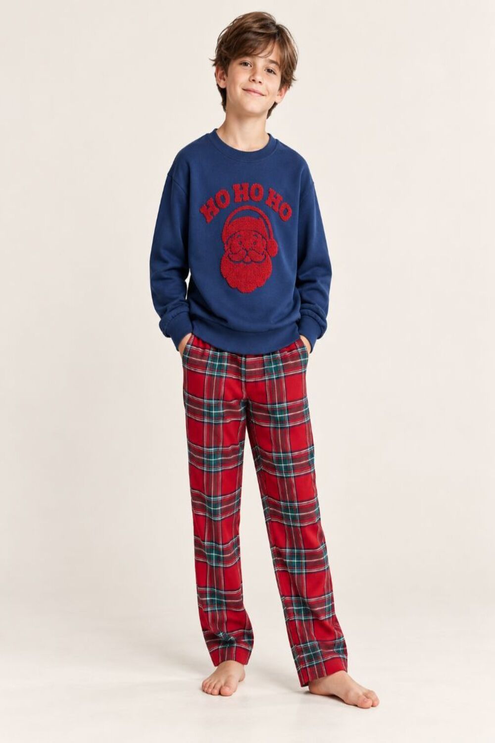 Red/Green Check Christmas Pyjamas