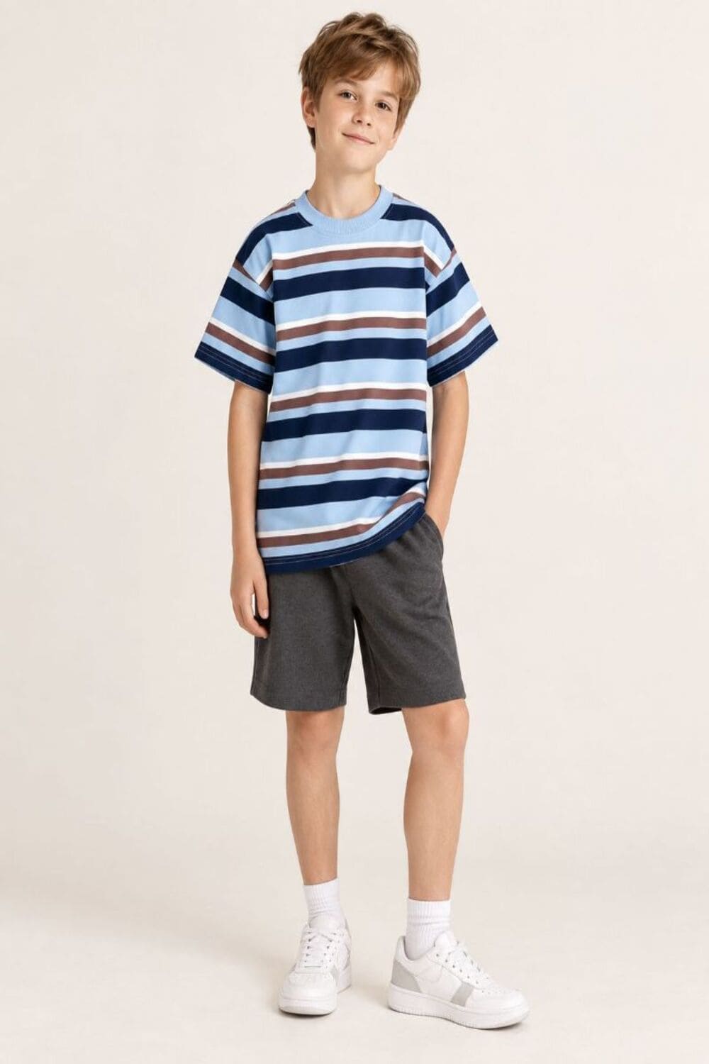 Blue Stripe Short Pyjamas