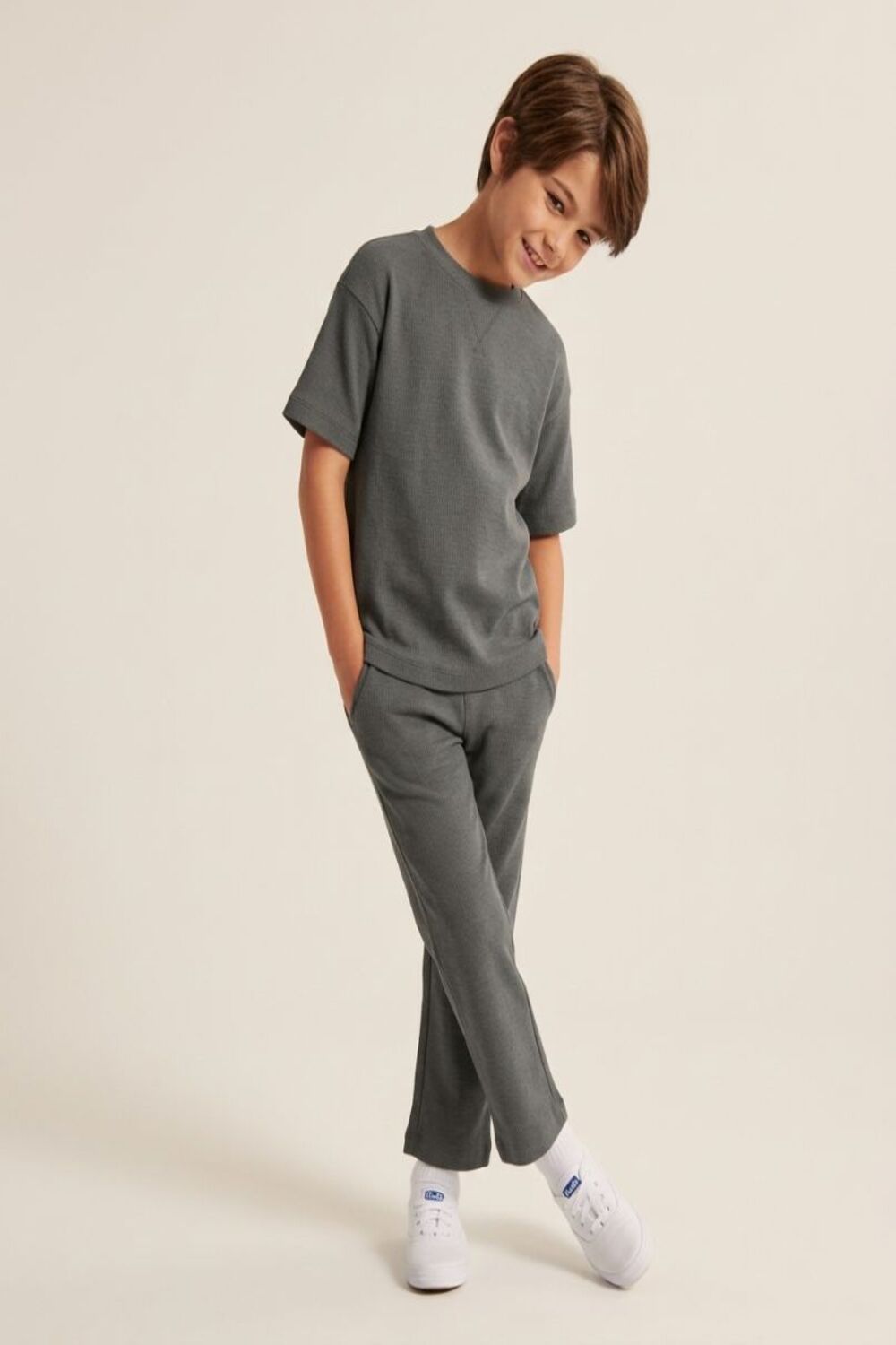 Grey Short Sleeve Jogger Pyjamas