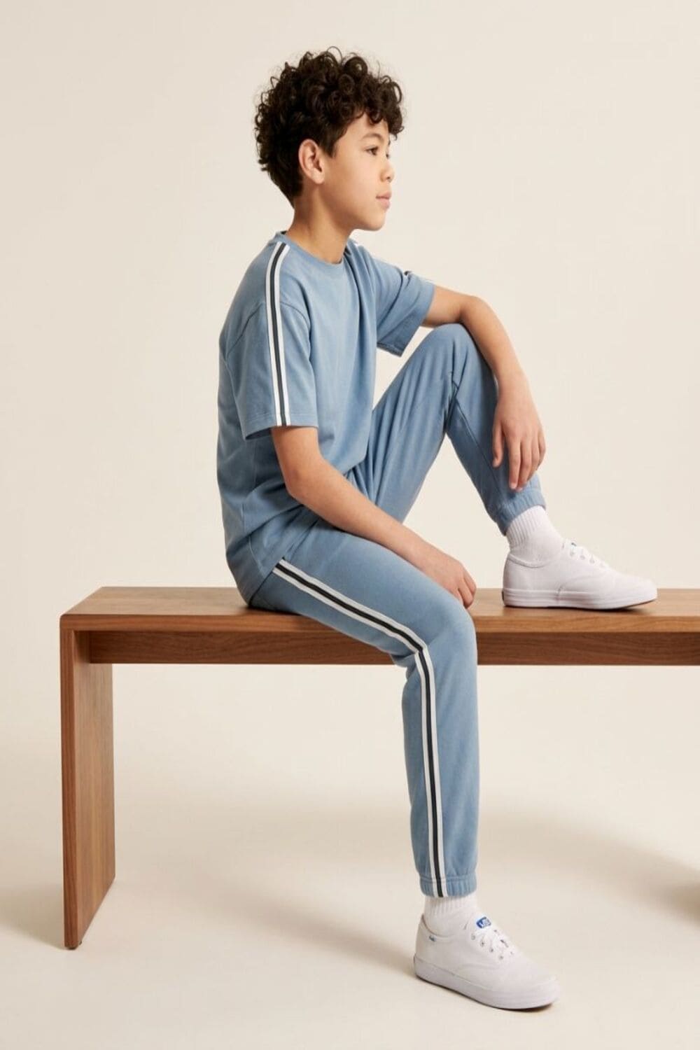 Blue Short Sleeve Jogger Pyjamas